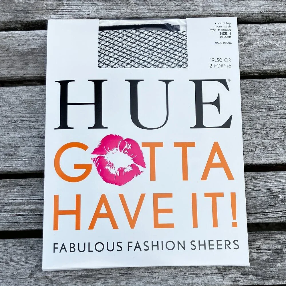 NWT 🆕 HUE Fashion Sheer Tights - 2 for $16